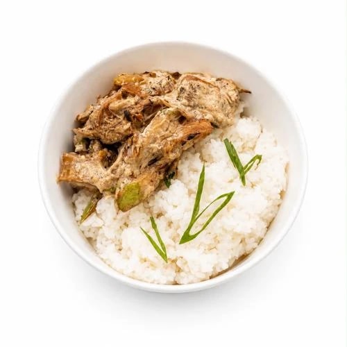 Фрикасе из курицы с кабачками и рисом